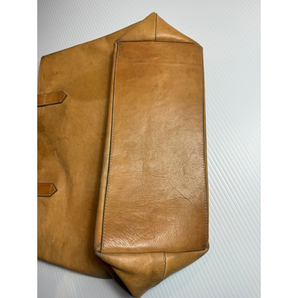 Madewell Transport Tote English Saddle Tan Leather‎ Shoulder Bag Large G1263 - Picture 16 of 16